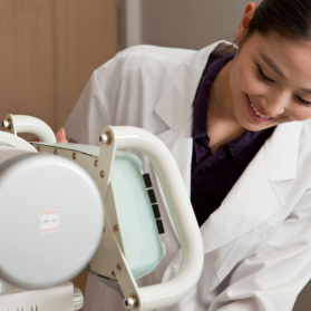 Radiologist for a diagnostic center